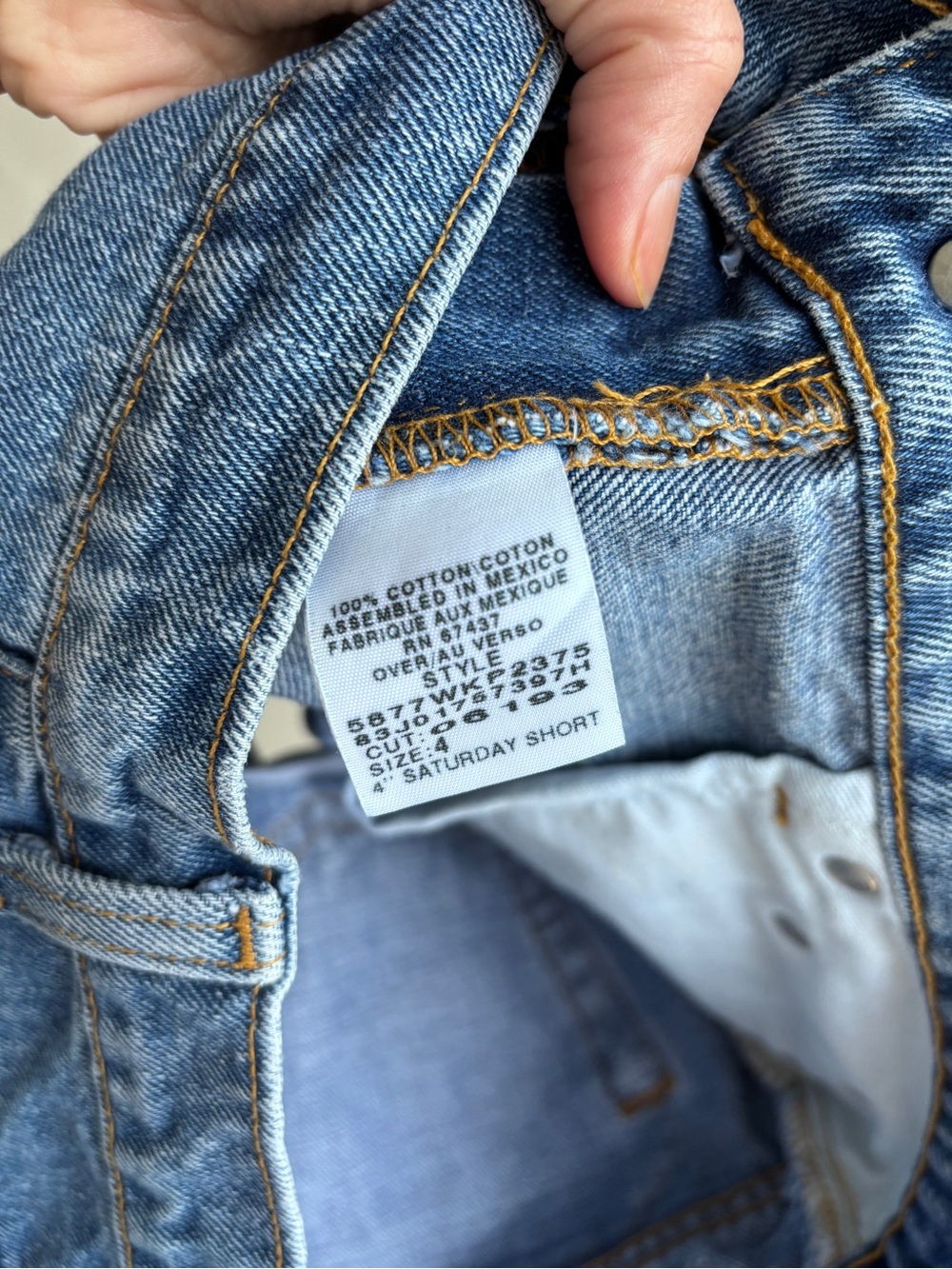 Ralph Lauren 4” Saturday Jean Shorts - Picture 6 of 6